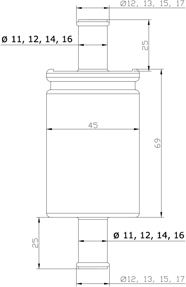 Filtr PF 12-12 jednorázový